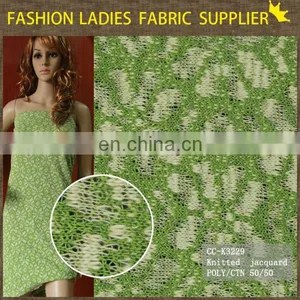 Moden Knitted Jacquard Fabric,knit Fabric for Garment,wholesale Poly/cotton Knit Fabric thumbnail-1