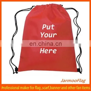 Customized Sports Small Nylon Mesh Drawstring Bag thumbnail-1