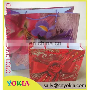 Promotion Seasonal Kraft Paper Bags Cotton Handle thumbnail-4