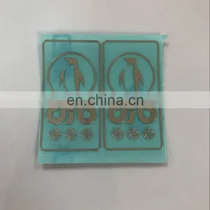 Customized Glossy Silver Thick PET Adhesive Sticker thumbnail-3