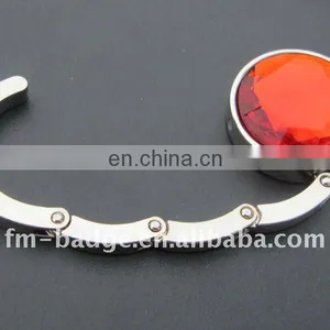2016 Fashion Foldable Key Buckle Purse/handbag/ Bag Hanger,Promotional Customized Logo Branded Purse Hanger thumbnail-1
