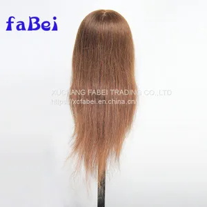 Xuchang Factory Popular Female Cheap Hair Mannequin Head With 100% Human Hair thumbnail-1