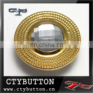 (JB098) Brass Dome Button thumbnail-1