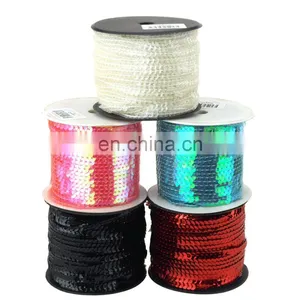 Metallic Sequins Trim Strand Ribbon thumbnail-1