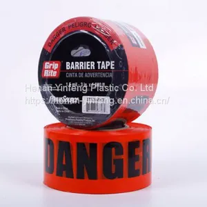 High Quality Plastic Caution Tape Red Barricade Tape PE Warning Tape thumbnail-2