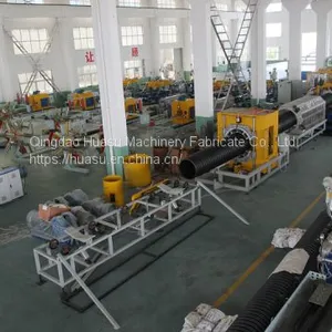 PE DWC Tube Extruder Corrugated Pipe Extrusion Line thumbnail-2