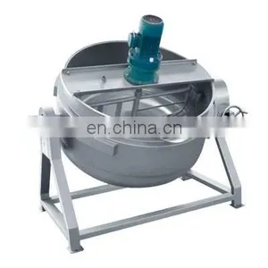 Stainless Steel Steam Electrical Heating Jacket Cooking Kettle for Sale thumbnail-1