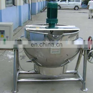 Stainless Steel Steam Electrical Heating Jacket Cooking Kettle for Sale thumbnail-6