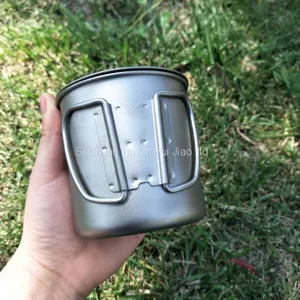 Silver Titanium Cup | Titanium Coffee Mug | Lightweight Mug | Tea Cup | Coffee Lover | Tea Lover | Pure Titanium Tableware thumbnail-5