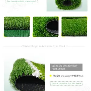 Plastic Artificial Vertical Green Plant Grass Wall For Decoration thumbnail-3