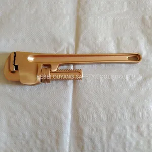 Non Spark Safety Hand Tools Pipe Wrench,American Type,18 thumbnail-4