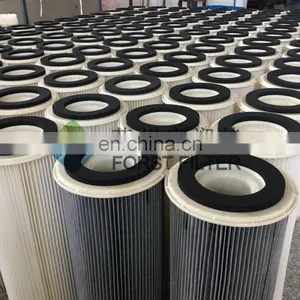 Industrial 220*505mm Pleated Bag Filter Cartridge For Dust Collector thumbnail-1