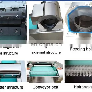 Machine Manufacturers Multifunctional Vegetable Cutting Machine / Suit for Radish Carrot Jicama Kudzu Cutting Slice Machinery thumbnail-7