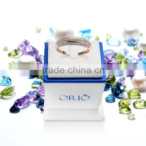 14K Rose Gold Ring With Diamonds thumbnail-2
