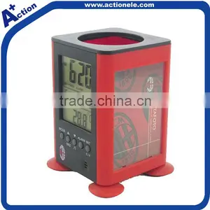 Pen Holder Alarm Clock With Photo Frame thumbnail-1