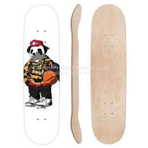 Customized Skateboard Decks 7 Ply Canadian Maple Wood Complete Skateboard thumbnail-1