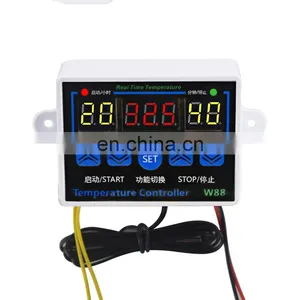 W88 12V/220V 10A Digital LED Temperature Controller Thermostat Control Switch, Digital Thermostat 10A Temperature Controller thumbnail-1