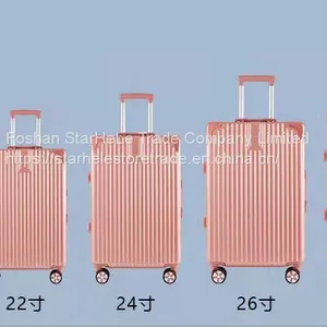 Suitcase Student 26 Inch Aluminum Frame Trolley Case 24 Inch Password Boarding Case thumbnail-4