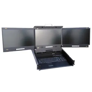 1.5u Drawer Triple Screen Monitor LCD Display thumbnail-1