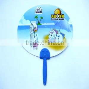 Factory Custom Printed Round Folding Fan for Promotion thumbnail-1