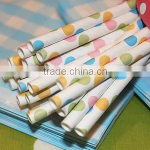 Confetti Dot Paper Drinking Straw thumbnail-1
