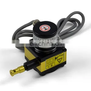 Draw Wire Position Sensor CESI-S500 500mm Measure Length NPN OC Output 5-24v Absolute Encoder on Sale thumbnail-1
