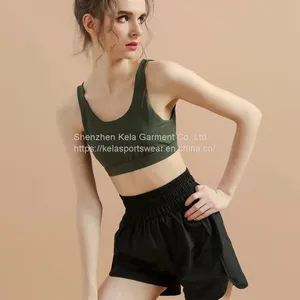 Custom Athletic Wear Sport Pants Tiktok Women Jogging Gym Shorts Pants thumbnail-1