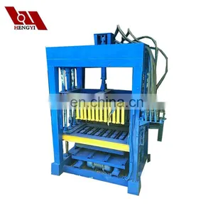 Electric Brick Concrete Block Making Machines Semi Automatic Block Machine Makes Hollow Egg Block Machine Brick Making thumbnail-5