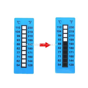 Irrversible Temperature Indicator Strip Heat Sensitive Labels thumbnail-1