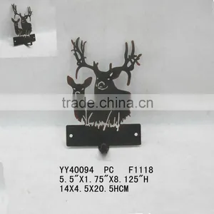 Metal Wall Single Hook for Home Decor, Deer Design Hook thumbnail-1