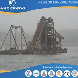 Robust Engineering China Chain Bucket Gold Mining Dredger for Mining Efficiency thumbnail-2