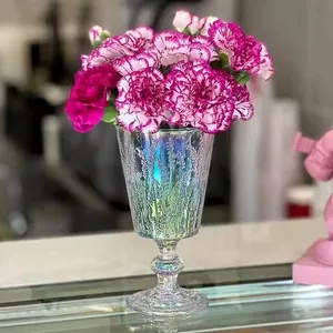 Medieval Glass Press Color Lavender Purple Glass Gift Thickened Tall Creative Red Wine Glass thumbnail-1