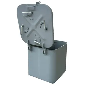 Type a Fireproof Quick Opening and Closing Marine Ship Weathertight Hatch Cover Fitness Custom Made Eco-friendly Steel Grey thumbnail-1
