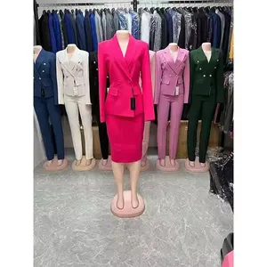 Business Wear Fabric Polyester Rayon TC Fabric (+4%Spandex) Blended Fabric for New Trendy Fashion Business Suits thumbnail-3