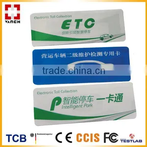 Windshield UHF RFID PVC Sticker Tag for ETC thumbnail-1