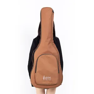 41ich Acoustic Guitar Bag Brown Colour Guitar Backpack Guangdong Manufacturer thumbnail-1