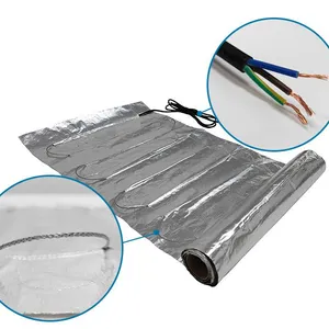 Solar Panel Snow Melt Mat for Floor Heating System Aluminum Foil Heating Mat Undefloor Heating Mat thumbnail-1