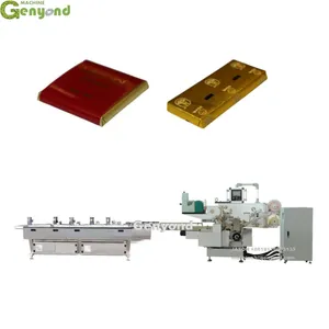 Automatic Folding Chocolate Wrapping Machine/Chocolate Packing Wrapping Machine thumbnail-1