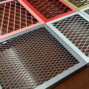 Expanded Metal Mesh for Industrial Machine Guarding, 1.5mm Thick, 8x16mm Opening, Safety Barrier thumbnail-1