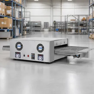 Electric Conveyor Pizza Oven QD-20H 11kW Stainless Steel Tunnel Baking Machine for Professional Pizza Making thumbnail-4
