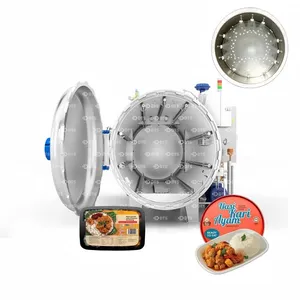PP Bowl Ready-to-Eat Meal Sterilization Equipment Water Spray Retort for Rice and Chicken Curry thumbnail-1