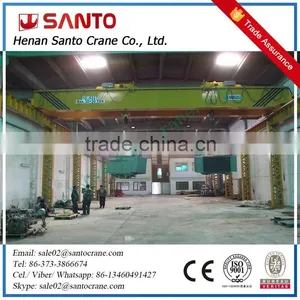 Brand New Traveling Two Hoist Trolley Bridge Crane Price thumbnail-1