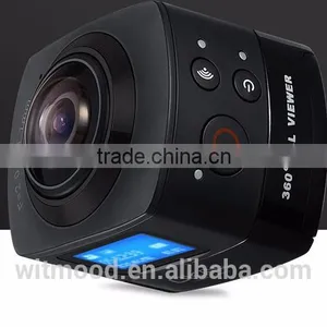 2016 360 1080P 30fps Panoramic Action Camera WiFi H.264 360 Degrees Panorama Camera 360x190 Large Panoramic Action Video Camera thumbnail-1