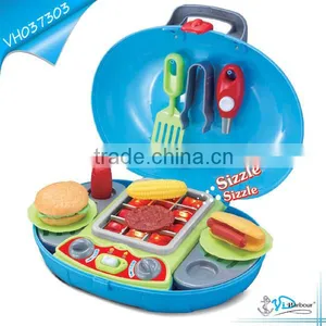 Sound Blue Barbecue Play Set Toys For Boy thumbnail-1