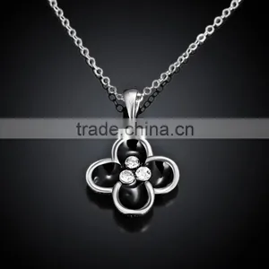White Gold Color Vogue Jewelry Wedding Necklace thumbnail-1