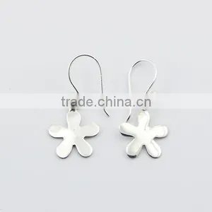 Petite Five Petals Silver Dangle Earrings thumbnail-1