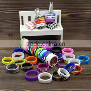 Atomizer Circle Protective Vapor Bands Heat Resistant 22mm Silicone Bands Cheap Silicone Rubber Vapor Ring for Rba Mods thumbnail-1
