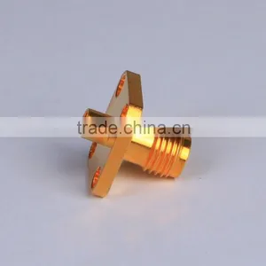 RF SMA 4 Holes Bulkhead Panel Mount Connector thumbnail-3