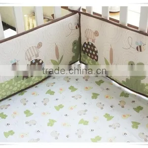 Tree and Turtle Baby Boys Bedding Set Crib Bedding Set Tree Pattern Bedding Sets From Professional Manufacturer thumbnail-6