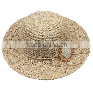 Handmade New Custom Short Birm Straw Boater Hat thumbnail-1